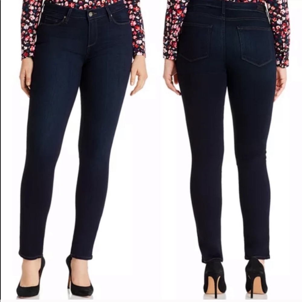 Anthroplogie PAIGE Skyline Skinny Dark Wash Jeans